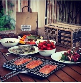 Ecologicoal mangal kömürü kullanım sahnesi